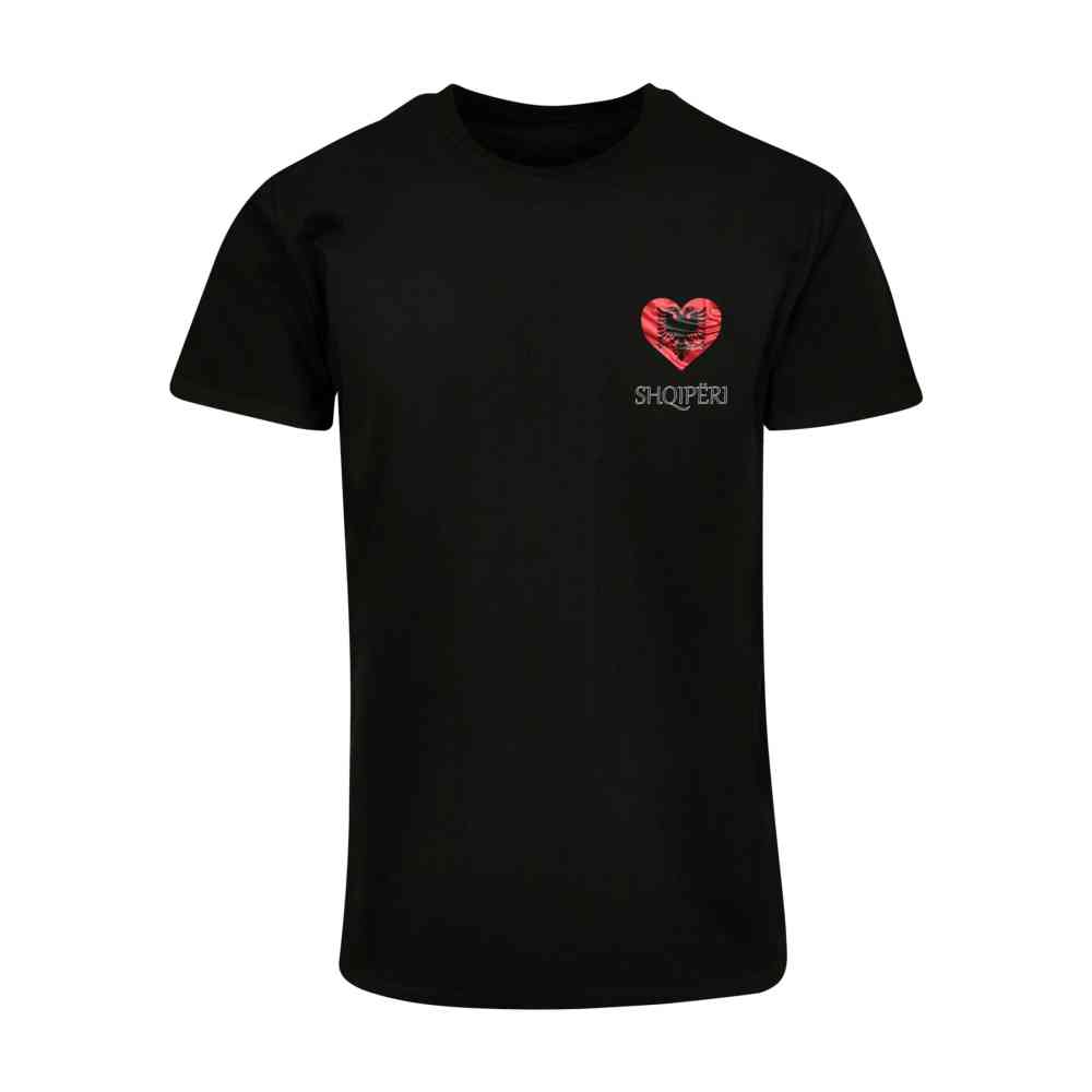 Merchcode - Merchcode Football - Albania Mens T-shirt - Black